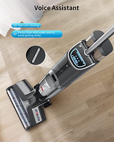 Stealth All In One Wet Dry Mop Lightweight Cordless Vacuum, Multi Surface Cleaner For Carpet, Hard Floors And Area Rug, Gray #TOP3