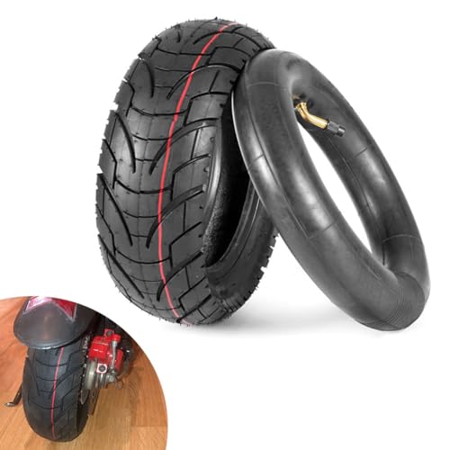 Scooter Tire 80 65-6 Tyre + 45 Inner Tube Set 10 Inch Replacement for 6 Rim City Road Tire Non-Slip Surface for Electric Scooter E-Bike Apollo 2022 Explore 255x80 10x3.0 80/65-6