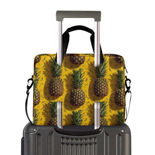 Bolsa para Laptop con estampado de piña y múltiples bolsillos miniatura 4