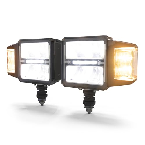 Luz de Trabajo LED ECCO 6 pulgadas Cuadrada 48W Blanco miniatura 1
