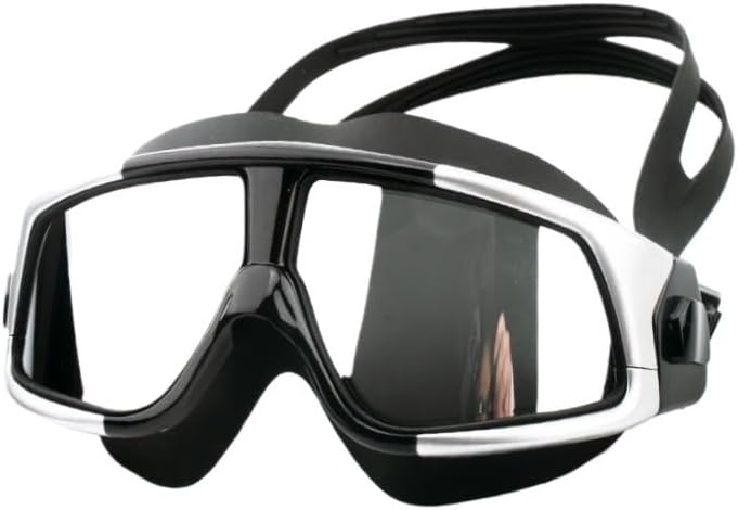 Electroplated Swimming Goggles Waterproof and Anti-fog Large Frame Professional Equipment