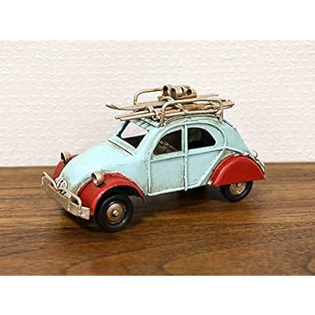 Amazon ミニクラシックカー シトロエン レトロ 車 置物 おしゃれ クラシック シャビー インテリア ブリキ 精巧 精密 アンティーク アジアン 雑貨 北欧 輸入雑貨 置物 オブジェ オンライン通販