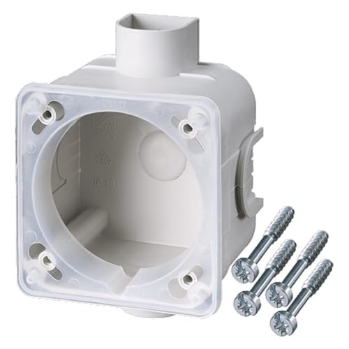 Mennekes 41404 Unterputzeinbaudose kombinierbar mit allen Cepex-Anbausteckdosen CEE 16A und 32A und SCHUKO® Steckdosen