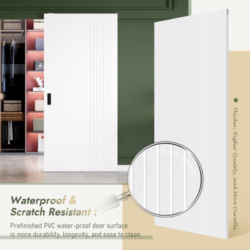Image of Fredbeck 40in Concealed Barn Doors Hidden Ghost Sliding Door with Hardware