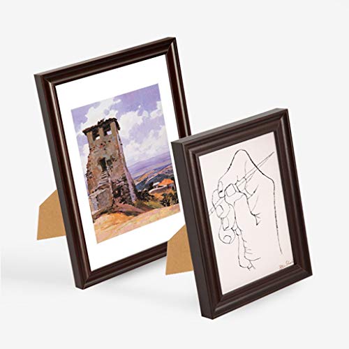 Cadre photo pour mur vide marron format 10 pouces vintage - 5