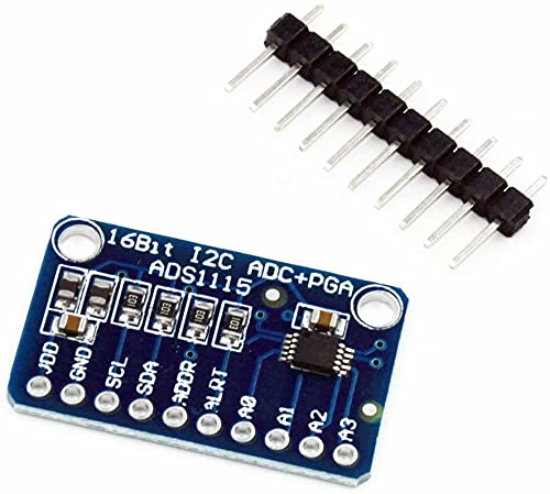 See full amazon price history chart for REES52 ADS1115 16 Bit 16 Byte 4 Channel I2C IIC Analog-to-Digital ADC PGA Converter with Programmable Gain Amplifier High Precision ADC Converter Development Board for Arduino Raspberry Pi REES52 ADS1115 16 Bit 16 Byte 4 Channel I2C IIC Analog-to-Digital ADC PGA Converter with Programmable Gain Amplifier High Precision ADC Converter Development Board for Arduino Raspberry Pi (B09BFXJV2G) Amazon Price History, Amazon Price Tracker