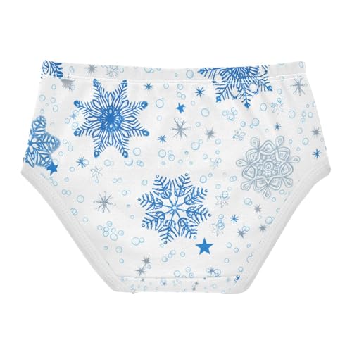Christmas Snowflakes Blue Toddler Girls's Underwear 2T 202c11482