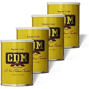 CDM Regular Grind Ground Coffee & Chicory 13 oz. Canister (Pack of 4)