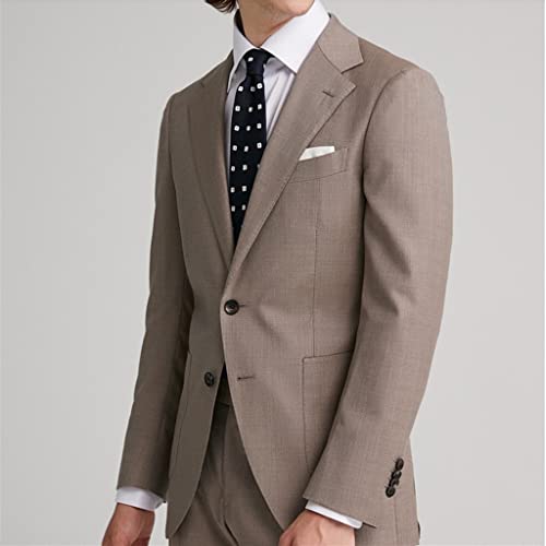 Men's Suit Set Slim Casual Men Suits Business Formal Dress Groom Wedding Spring Jackets3