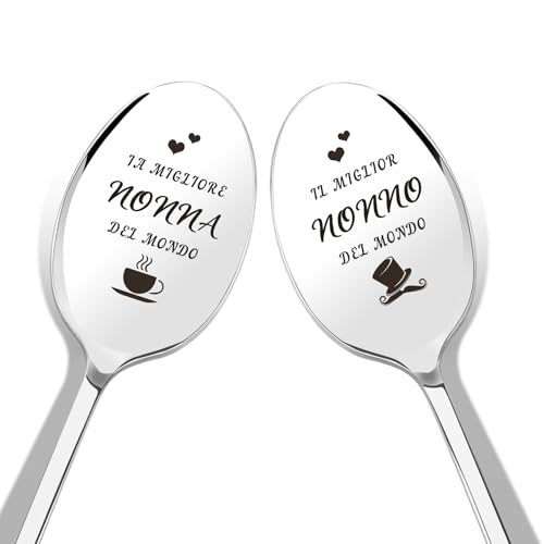 Regalo Nonni,Regalo Nonni Natale,Regalo Nonna,Regalo Nonno,Cucchiaio Nonni,Festa Dei Nonni Idee