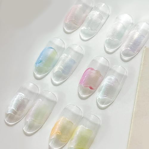Manicura de alta pigmentación con paleta de gel para uñas fácil 5