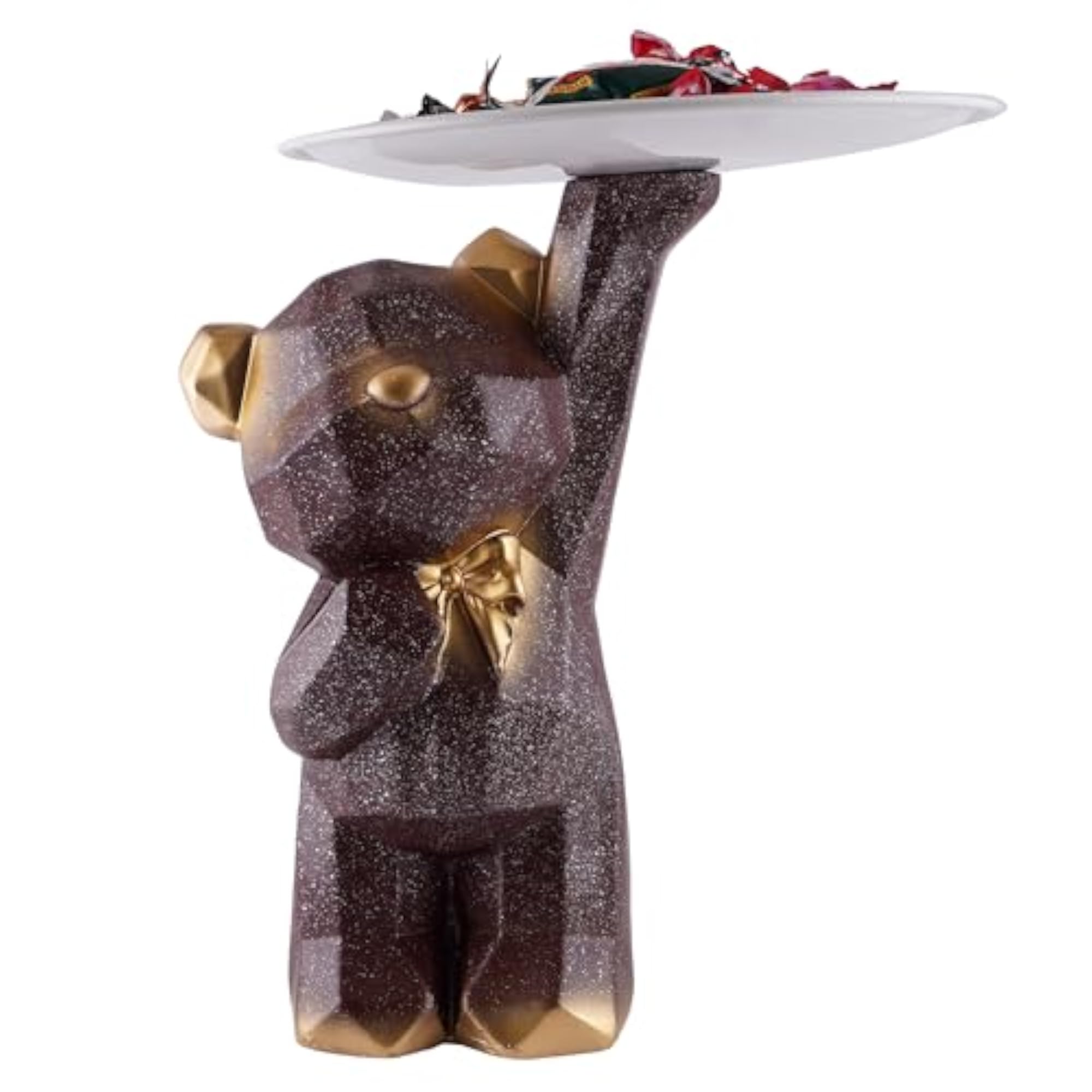 Bear Shaped Tea Cup Holder, Stainless Steel Teapot Set