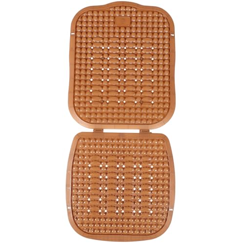 ERINGOGO Protector Universal Single seat Cooler car seat Beads Outdoor Cool or Cool pad polyethylene car seat Cooling pad seat Cushions Truck Beaded seat Covers for Cars Summer Coffee, 92x41cm