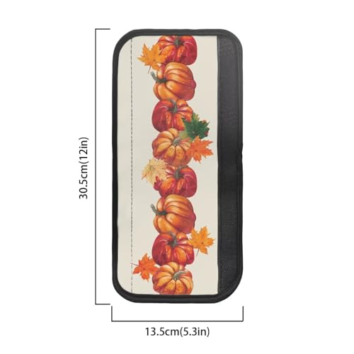 Image of Dreaweet Autumn Pumpkin Design Fridge Handle Covers Set of 4 Fall Kitchen Decor Refrigerator Door Handle Covers Washable Universal Fit Microwave Oven Dishwasher,Keep Your Kitchen Appliance Clean