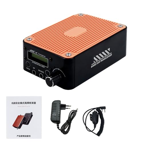 PLCPDM Émetteur-récepteur Radio Portable à 8 Bandes, Construction métallique légère pour l ' extérieur, Radio compacte pour Les navetteurs