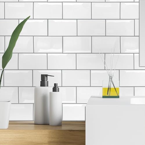La Mejor Selección de Azulejo tipo ladrillo blanco del mes. 25 Imagen adicional