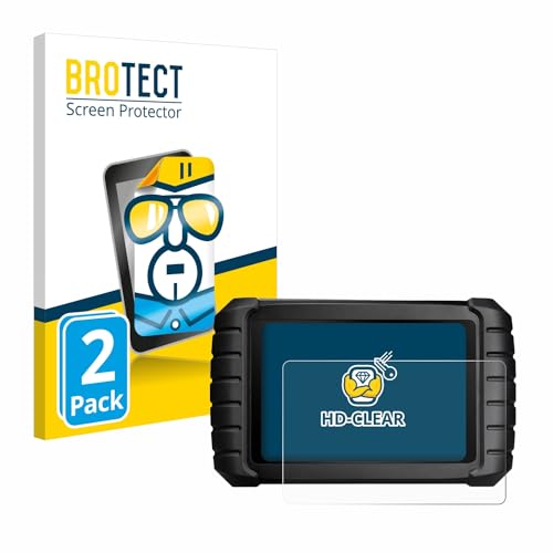 Brotect - Films Protection écran Pour Carpuride W702 Pro 7" - Lot De 2 - Ultra Clair, Anti-rayures, Anti-traces