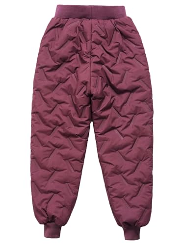 TiaoBug Kids Girls Boys Fleece Jogging Sweatpants Winter Joggers Pants Warm Thick Track Thermal Pants4