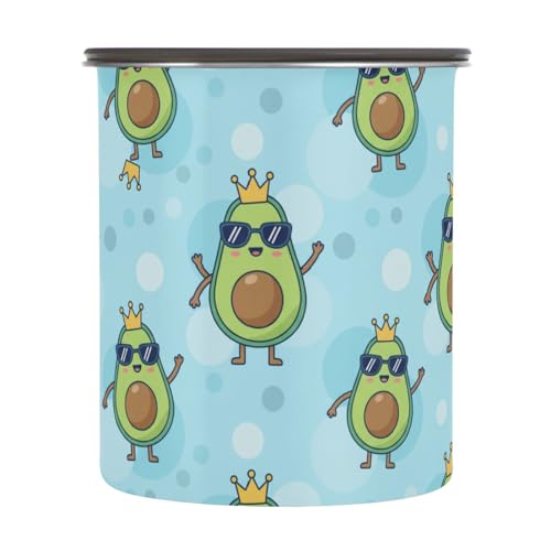 Contenedor hermético para café DOMIKING 900ml acero inoxidable