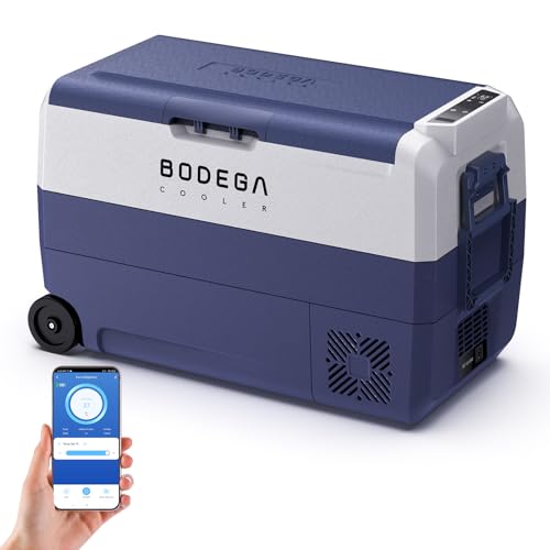 image for BODEGACOOLER 12 Volt Car Refrigerator,53 Quart Portable Truck Freezer,