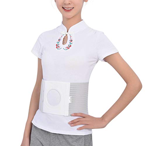 Cinto de Hérnia Abdominal 8 Cm Estoma Abertura Fichário Cinto Ostomia Hérnia Suporte Cinta Homens Mu