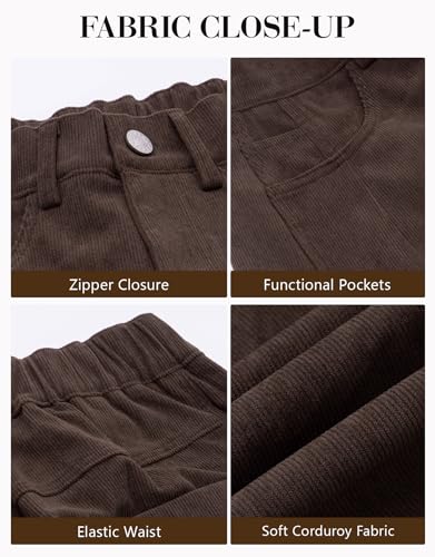 Kedera Mid Rise Barrel Jeans for Women Corduroy Wide Leg Denim Pants Baggy Boyfriend Jeans with Pockets4