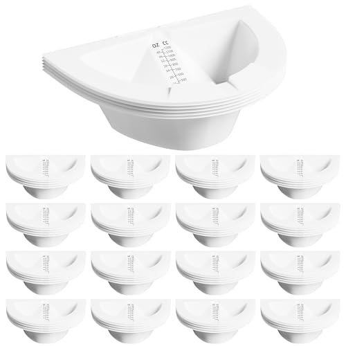 Image of 25 Pack Urine Collection Hats for Toilet, Specimen Collector Pans 40oz /1200cc with Clear Readings, Universal Urine Pee Stool Sample Collection Kit for Women and Elderly