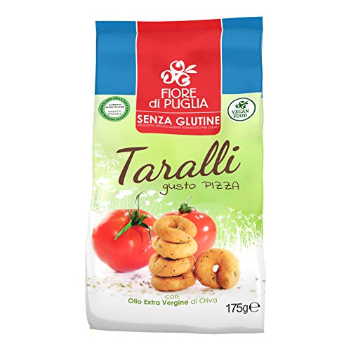 Fiore Di Puglia Taralli Gusto Pizza Con Olio Extra Vergine Di Oliva Senza Glutine 175G
