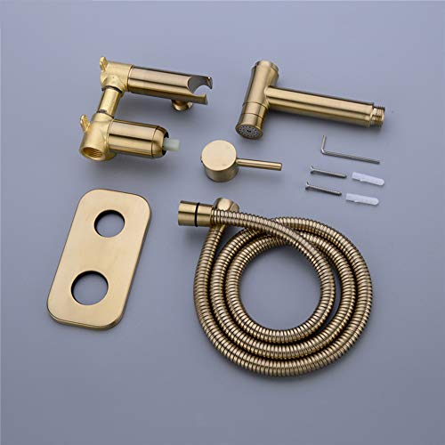 Pulverizador de bidé agua fría y caliente kit de ducha de mano con monomando para baño 8