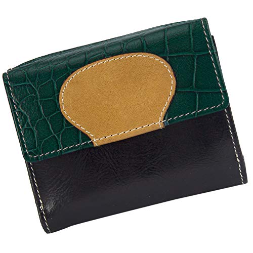 Sunsa Geldbörse. Damen Geldbeutel. Leder Portemonnaie mit RFID Schutz....