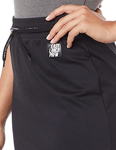 SAIA SLIM SUPER MIDI COM FENDA Feminino,Preto,M