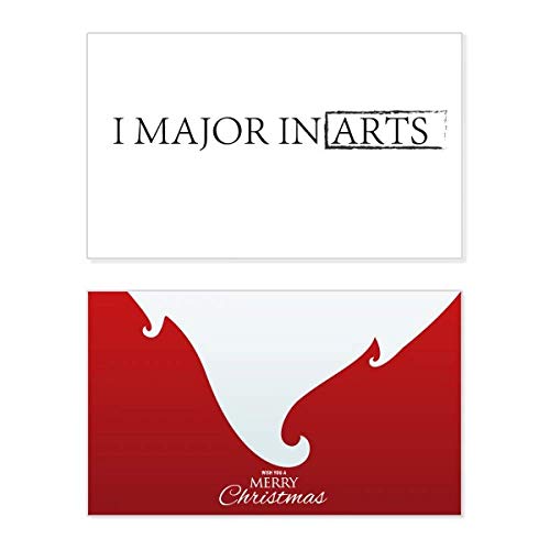 Carte de Noël vintage Major In Arts pour raviver les souvenirs et messages d'enfance