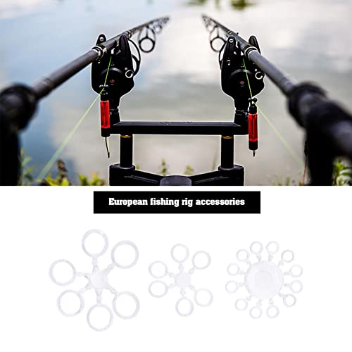 300Pcs Pellet Bait Bands Elastic Bands For Carp Fishing Hair Rigs Hooks Carp Coarse Terminal Tackle Carp Fishing Accessories Transparent 5Mm 7Mm 10Mm #TOP2