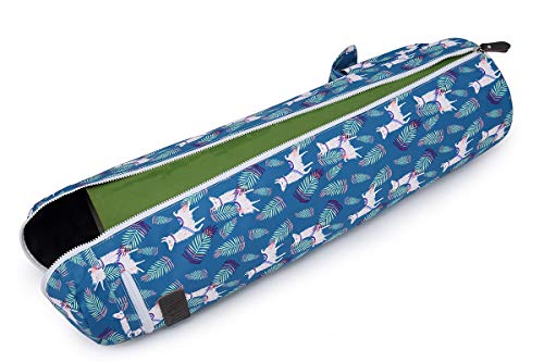 Boence-Yoga-Mat-Bag-Full-Zip-Exercise-Yoga-Mat-Sling-Bag-with-Sturdy-Canvas-Smooth-Zippers-Adjustable-Strap-Large-Functional-Storage-Pockets-Fits-Most-Size-Mats