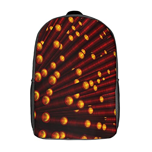 Sac à dos 17 pouces mixte avec imprimé 3D numérique pour école et sport