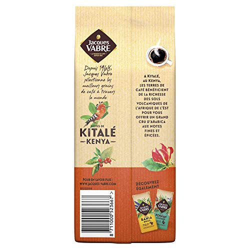 Jacques Vabre Café moulu Bahia Origine Brésil 250g & Café moulu Kitalé Origine Kénya 250g – vue 6