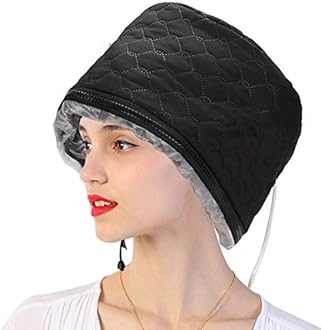 Hair Steamer Cap, Corded Electric Thermal Heat Cap for Deep Conditioning, Hair Care Hat Hair Steamer Thermal Heating Cap For Home Spa(US Plug)