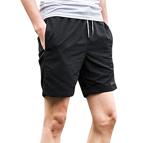 Generisch Bañador para hombre de secado rápido, pantalones cortos de deporte, ropa de playa, pantalones cortos de verano, pantalones cortos de playa, pantalones cortos para correr, para entrenamiento