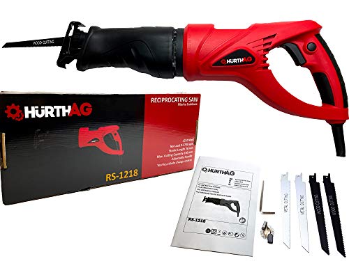 Preisvergleich Produktbild Säbelsäge Professional Reciprosäge Reciprosägeblätter Universalsäge 2700spm 1210W Variabler Geschwindigkeitsschalter 4 Sägeblätter für Holz Metal