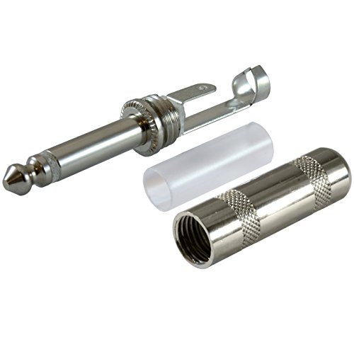 GLS Audio conectores TS macho 1/4 pulg 4 unidades miniatura 3