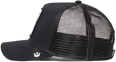 Goorin Bros. The Farm Unisex Original Adjustable Snapback Trucker Hat, Black (Panther)