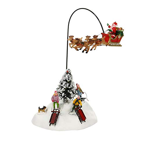 Lemax - Look - There is Santa ! - with 4.5v Adaptor