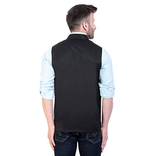 vandnam Slim fit Solid Black Jacket Amazon.in Clothing & Accessories