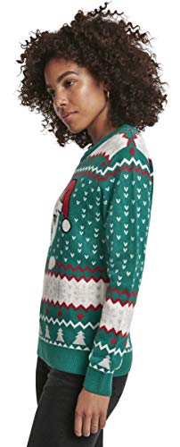 411UwtQflcL Urban Classics Pullover Ladies Kitty Christmas Ugly Sweater Shirt Femme