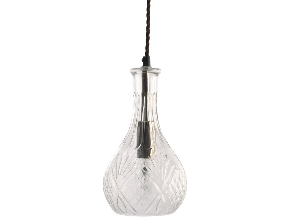 Old Port Decanter Cut Glass Pendant Light