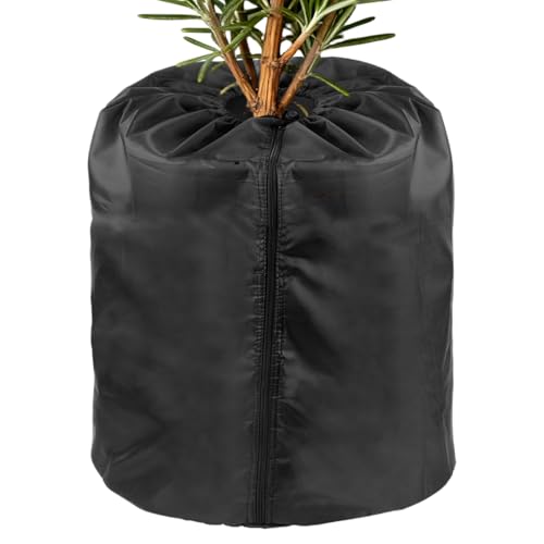 Veasbuu 植物用冬季防寒カバー保護 - 庭園植物 防霜カバー - ジッパー引き紐付き 断熱保護カバー | 庭園 温室 高設ベッド 低木 バラ 鉢 樹木 作物 ヤシ 果実 柑橘 イチジク用