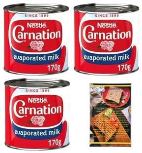 Carnation Evaporated Milk 170g x3 and Kitchenfella 'Cooking Tips'