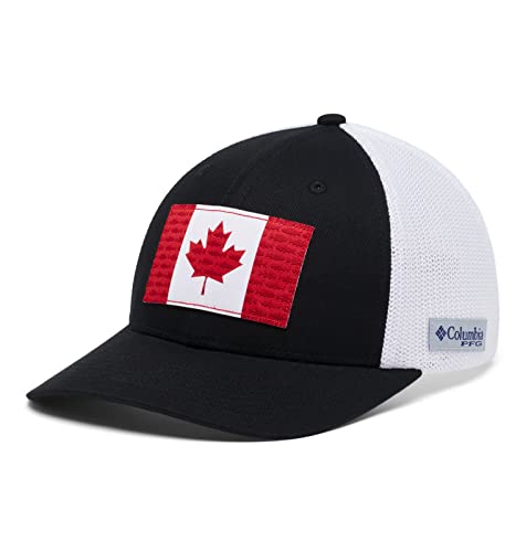 Image of Columbia Unisex PFG Fish Flag Mesh Ball Cap