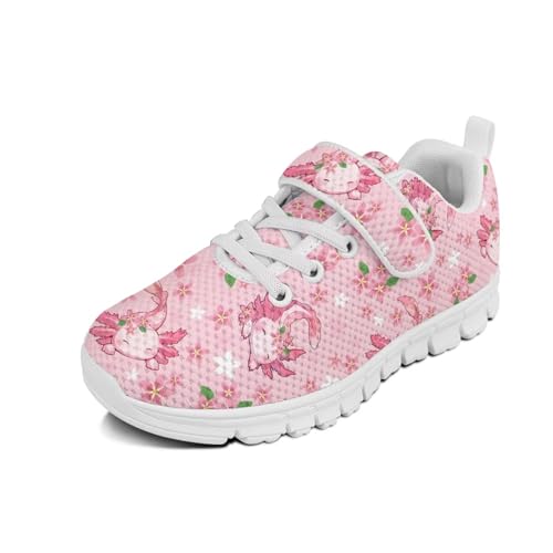 Animal Print Running Shoes Boys Girls Sneakers with Single Buckle Soft Comfort Lightweight Design Ideal for Kids Footwear for Daily Use and Play
