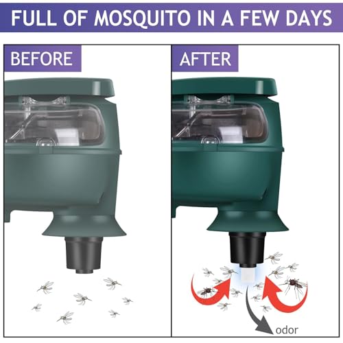 Image of 2 Pack Mosquito Attractant Bait Refill, Mosquito Bait Lure for Bug Zapper & Fly Traps, Compatible with All Flying Insect Mosquitoes Trap